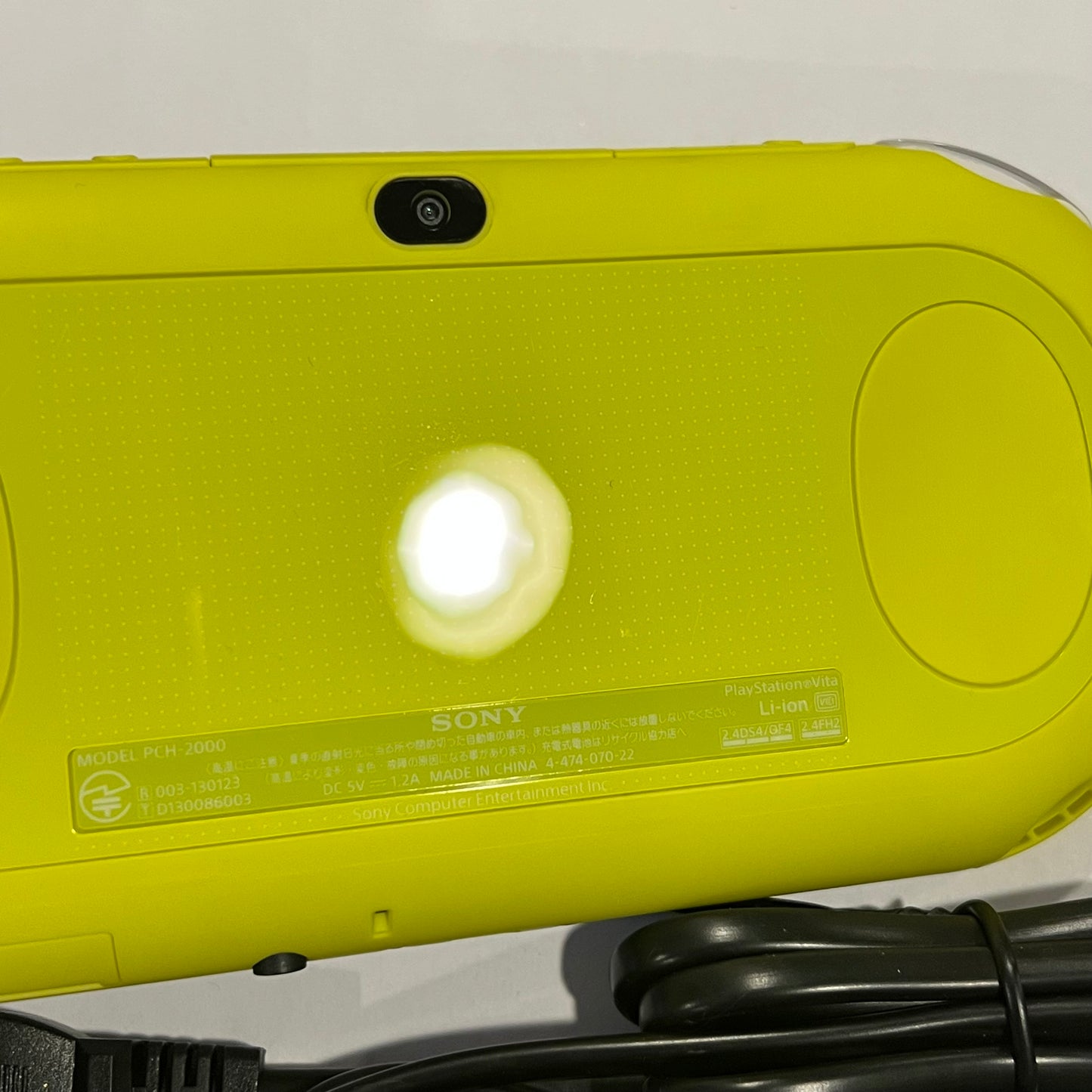 Lime Green / White Sony PS Vita 2000