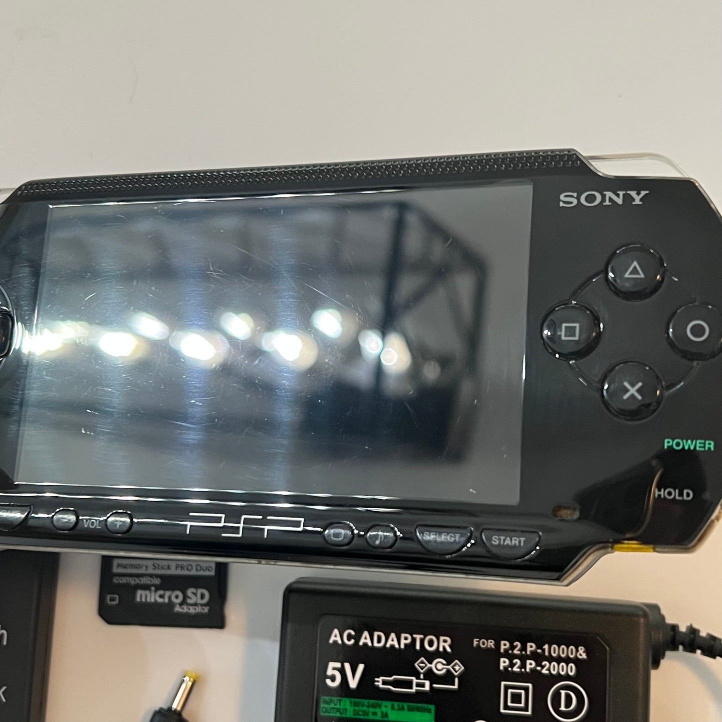 Black Sony PSP 1000 Bundle