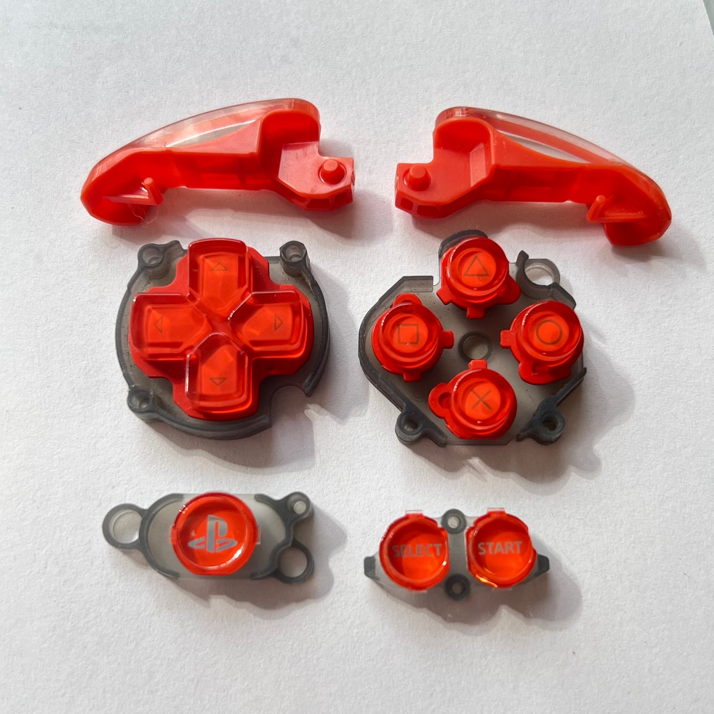 Sony PS Vita 2000 Metallic Red Buttons Set