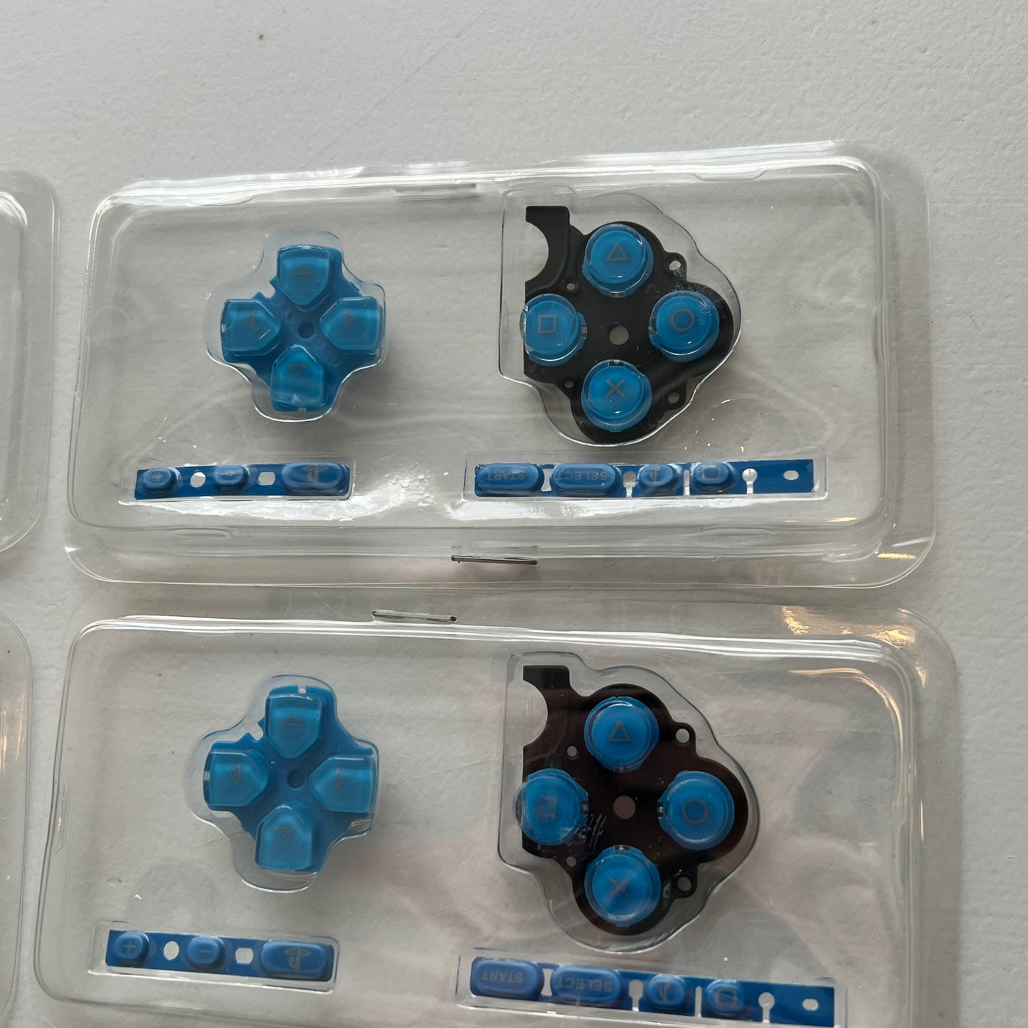 6 Blue PSP 3000 Button Rubber Sets (cheap)