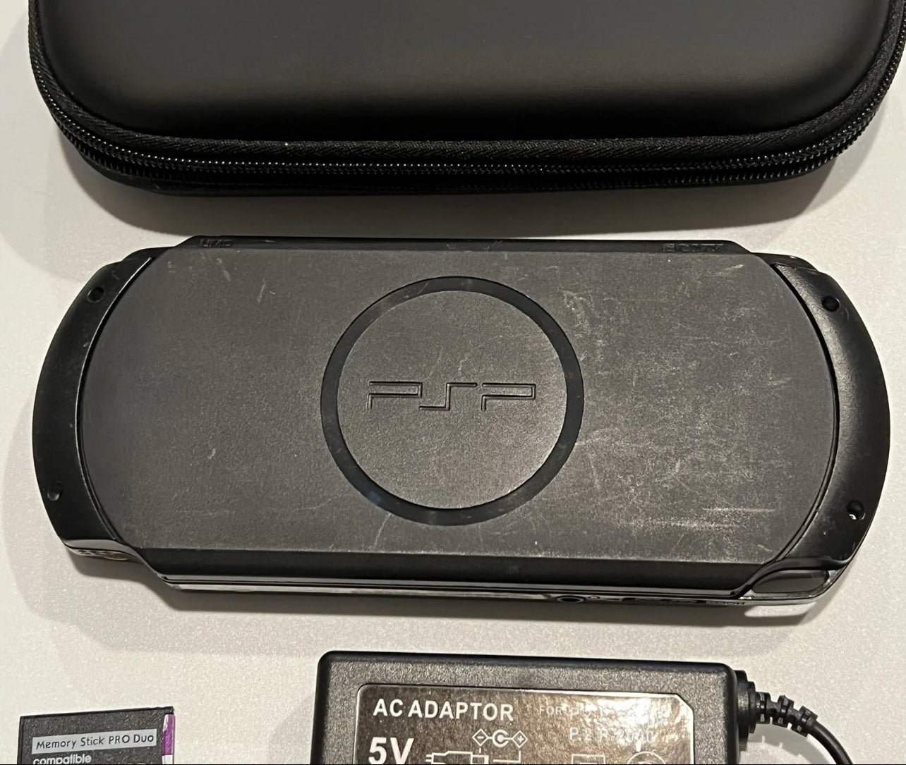 Black Sony PSP Street E1000 System Bundle (GLASS LENS)