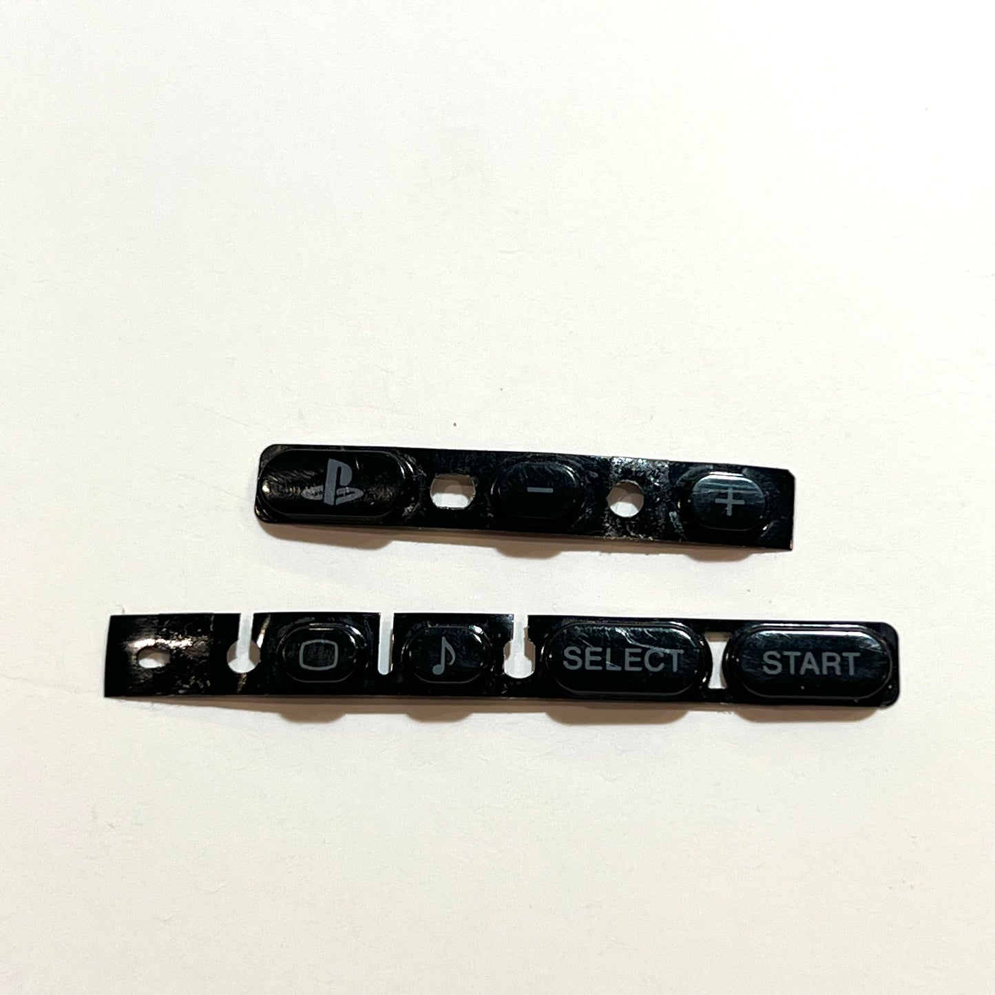 OEM Sony PSP 3000 Home Volume Start Select Button Strips (Black)