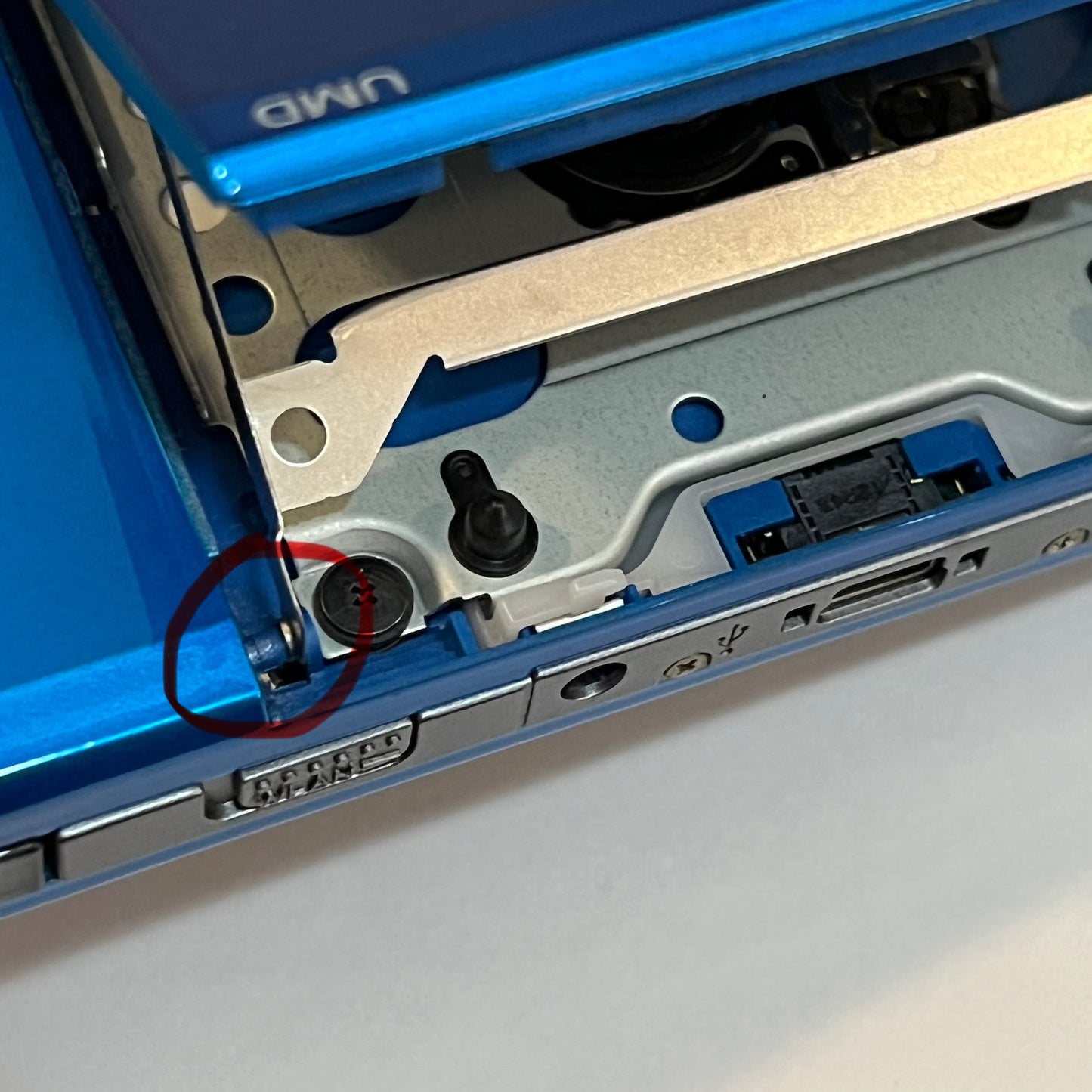 OEM Sony PSP 3000 Metal Arms Umd Hinge for TA-095