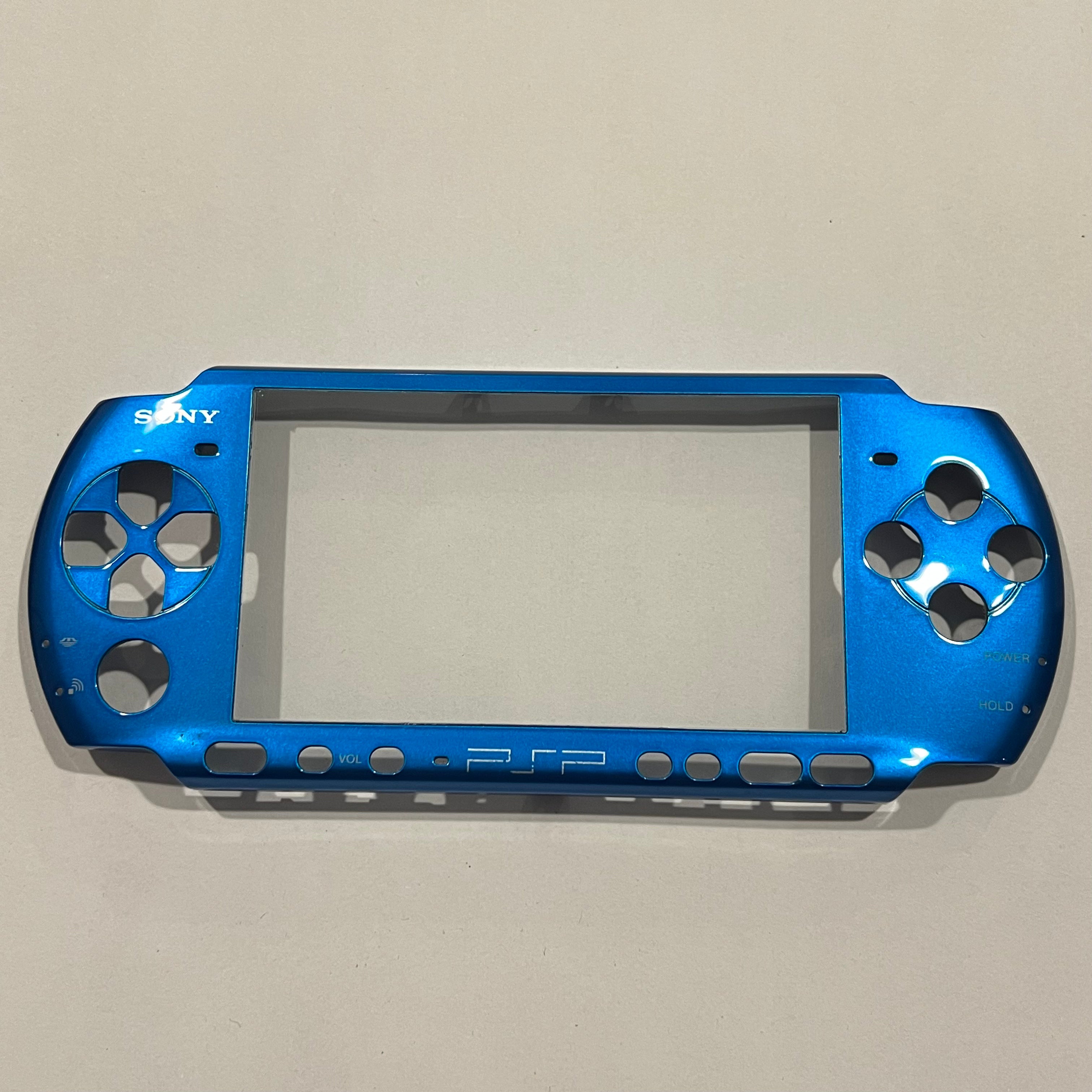 OEM Vibrant Blue Sony PSP 3000 Faceplate w/ Glass Lens OEM Vibrant Blue Sony PSP 3000 Faceplate w/ Glass Lens
