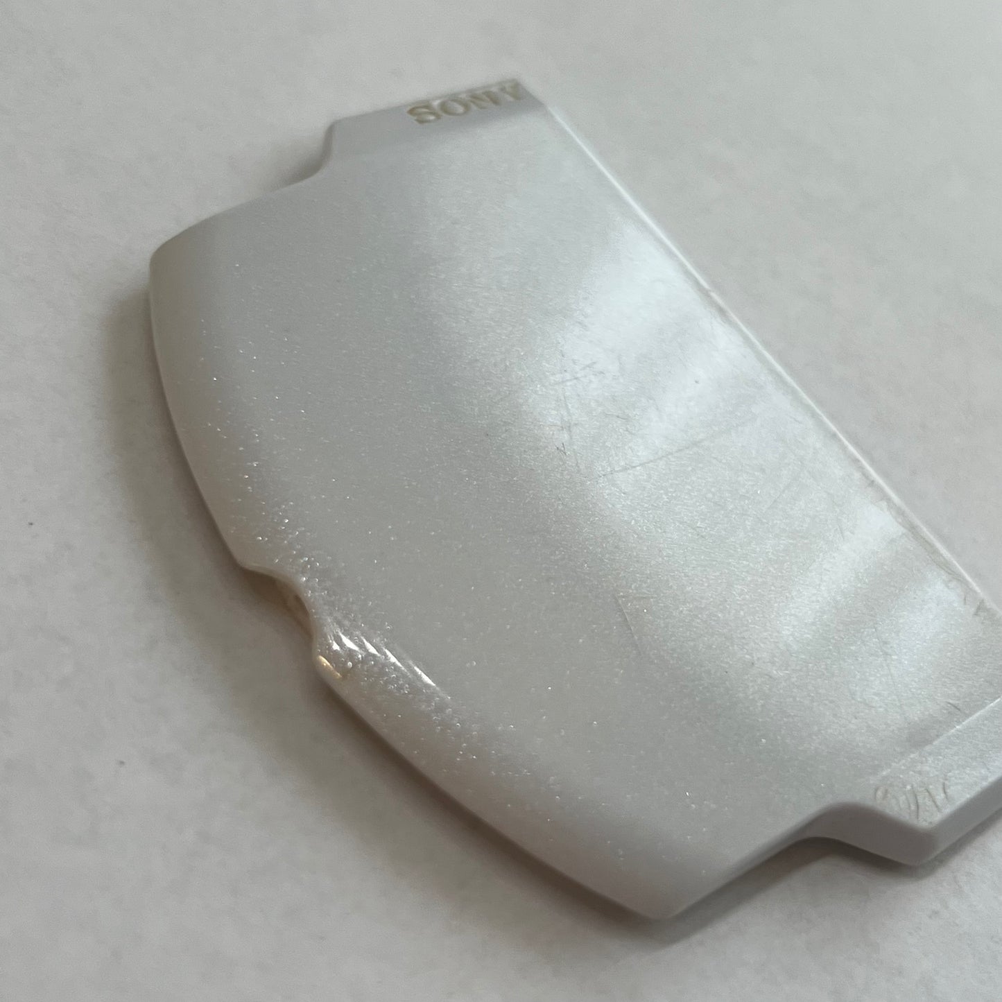 OEM Pearl White Sony PSP 3000 Battery Cover (#10)