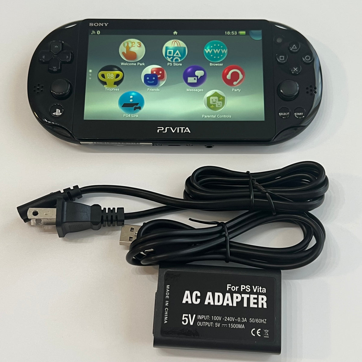 Black Sony PS Vita 2000 System