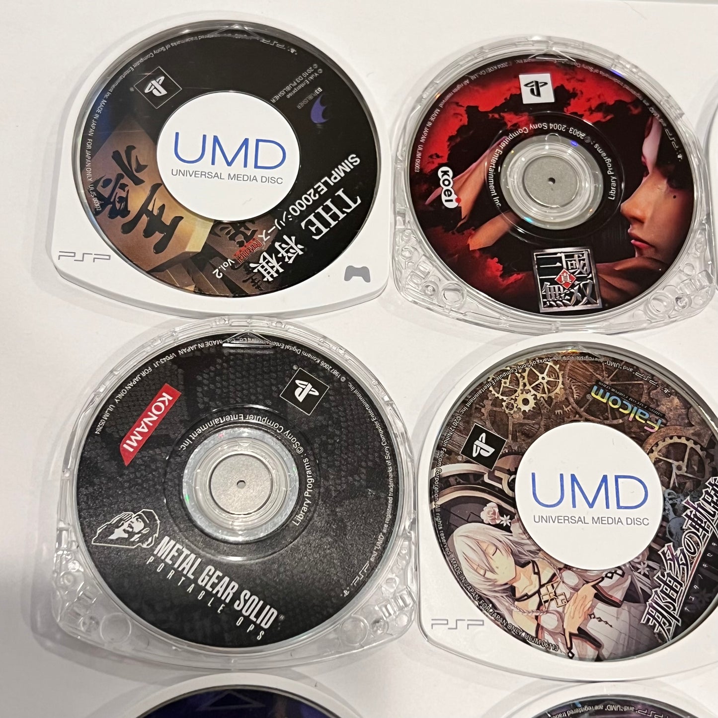 Lot of 9 Games (Sony PSP) Japan Import