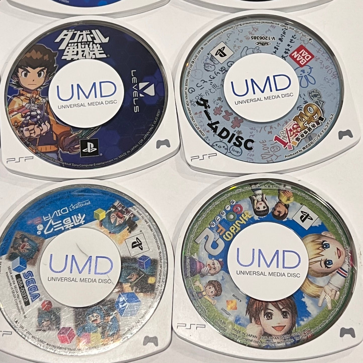 Lot of 9 Games (Sony PSP) Japan Import
