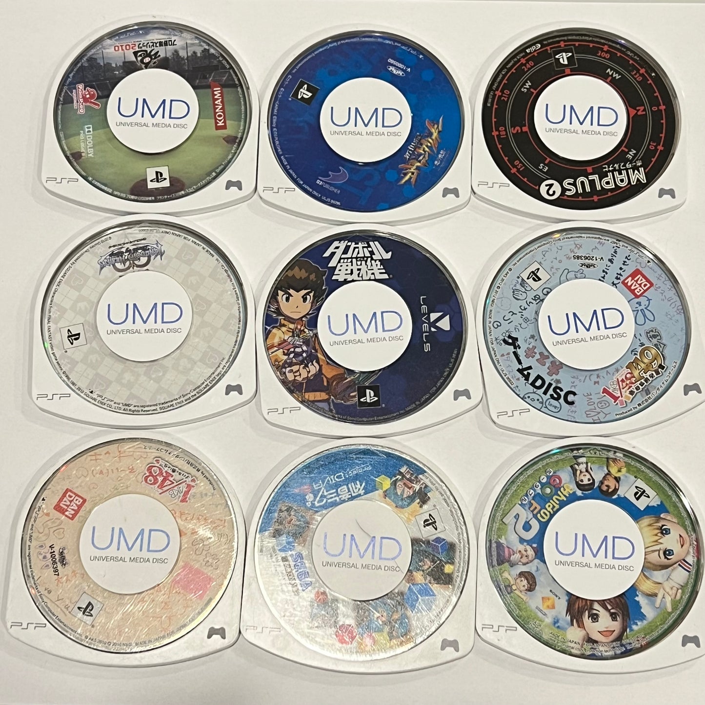 Lot of 9 Games (Sony PSP) Japan Import