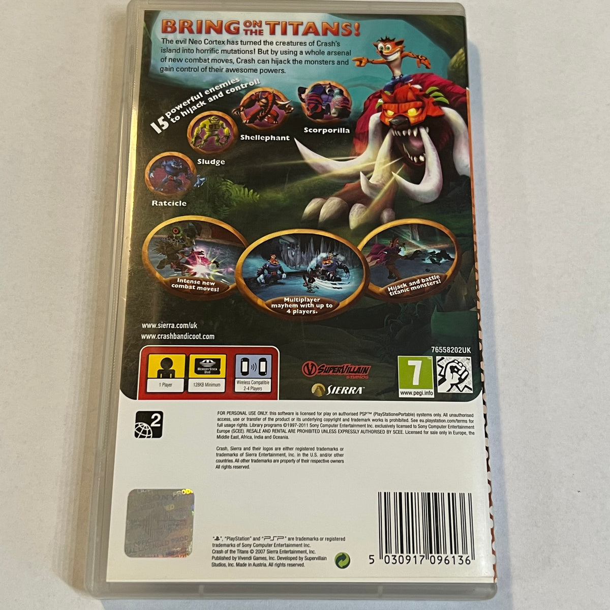 Crash of the Titans (Sony PSP, 2011)