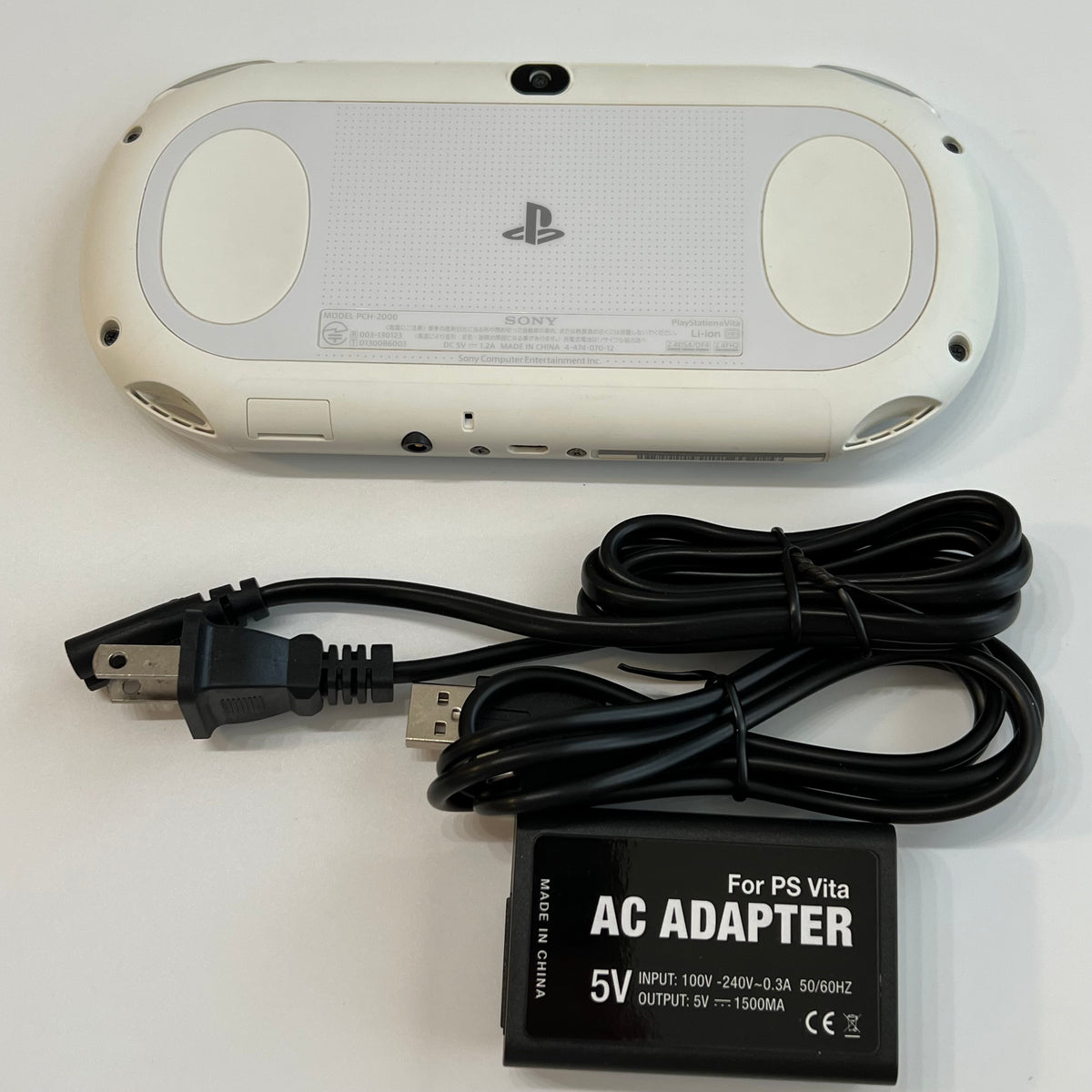 White Sony PS Vita 2000 System