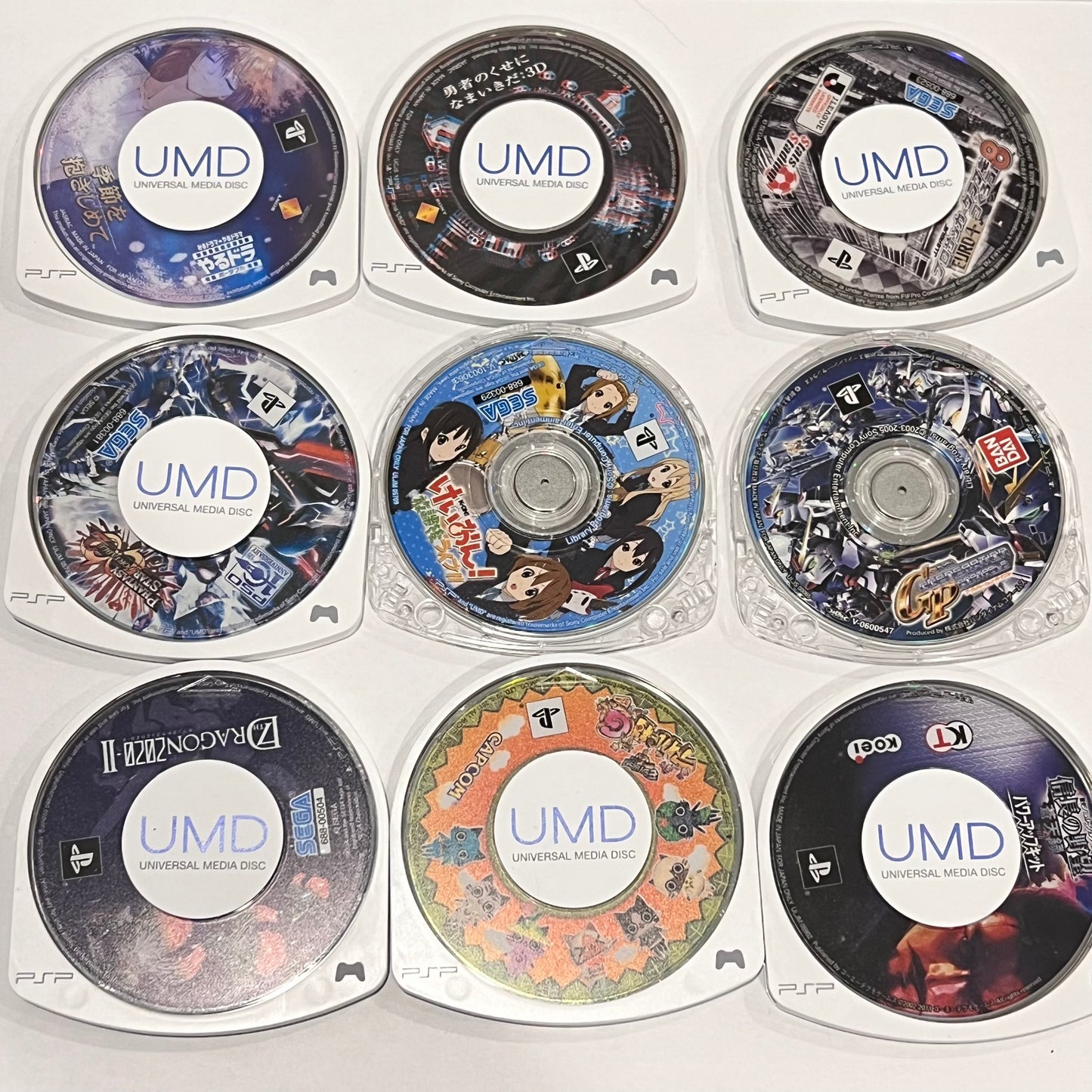 Lot of 9 Games (Sony PSP) Japan Import