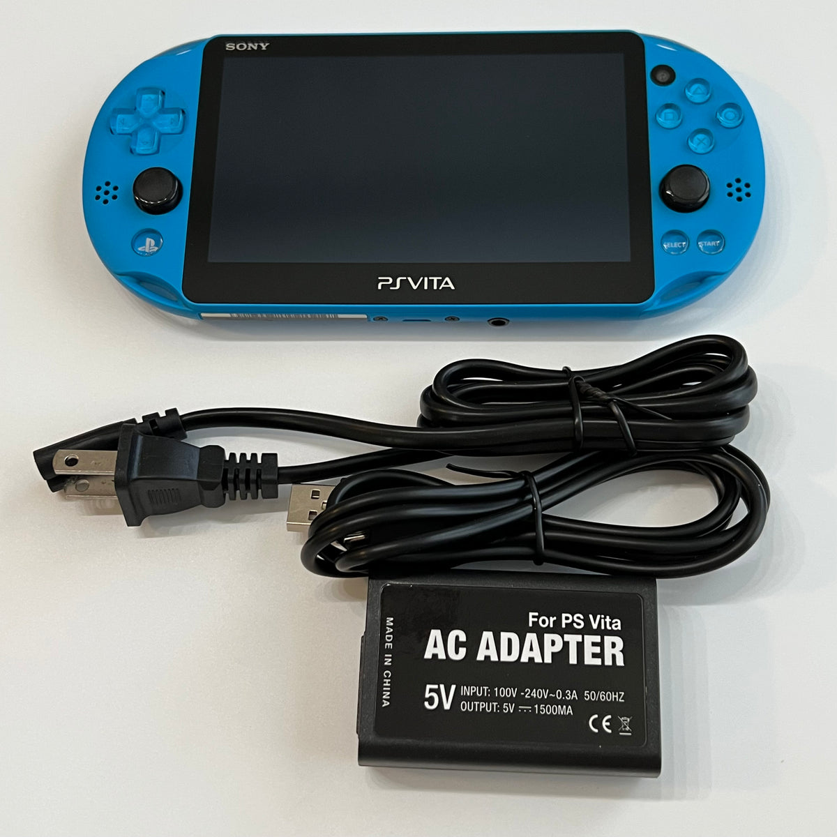 Aqua Blue Sony PS Vita 2000 System