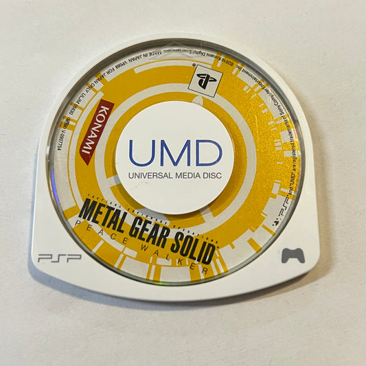 Metal Gear Solid Peace Walker (Sony PSP, 2010) Japan Import