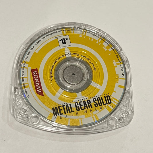 Metal Gear Solid Peace Walker (Sony PSP, 2010) Japan Import