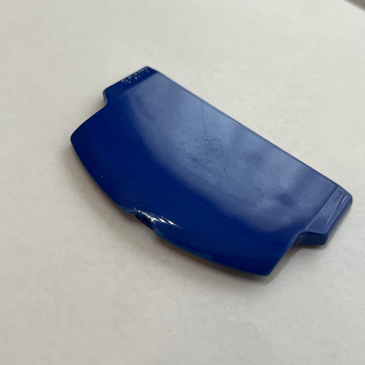 OEM White / Blue Sony PSP 3000 Battery Cover (#5)