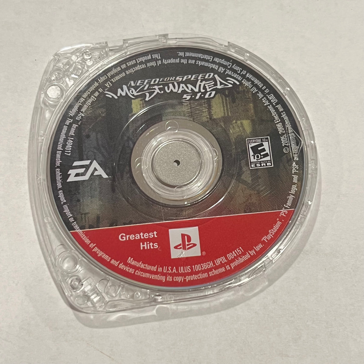 Need for Speed: Most Wanted 5-1-0 (Sony PSP, 2010)