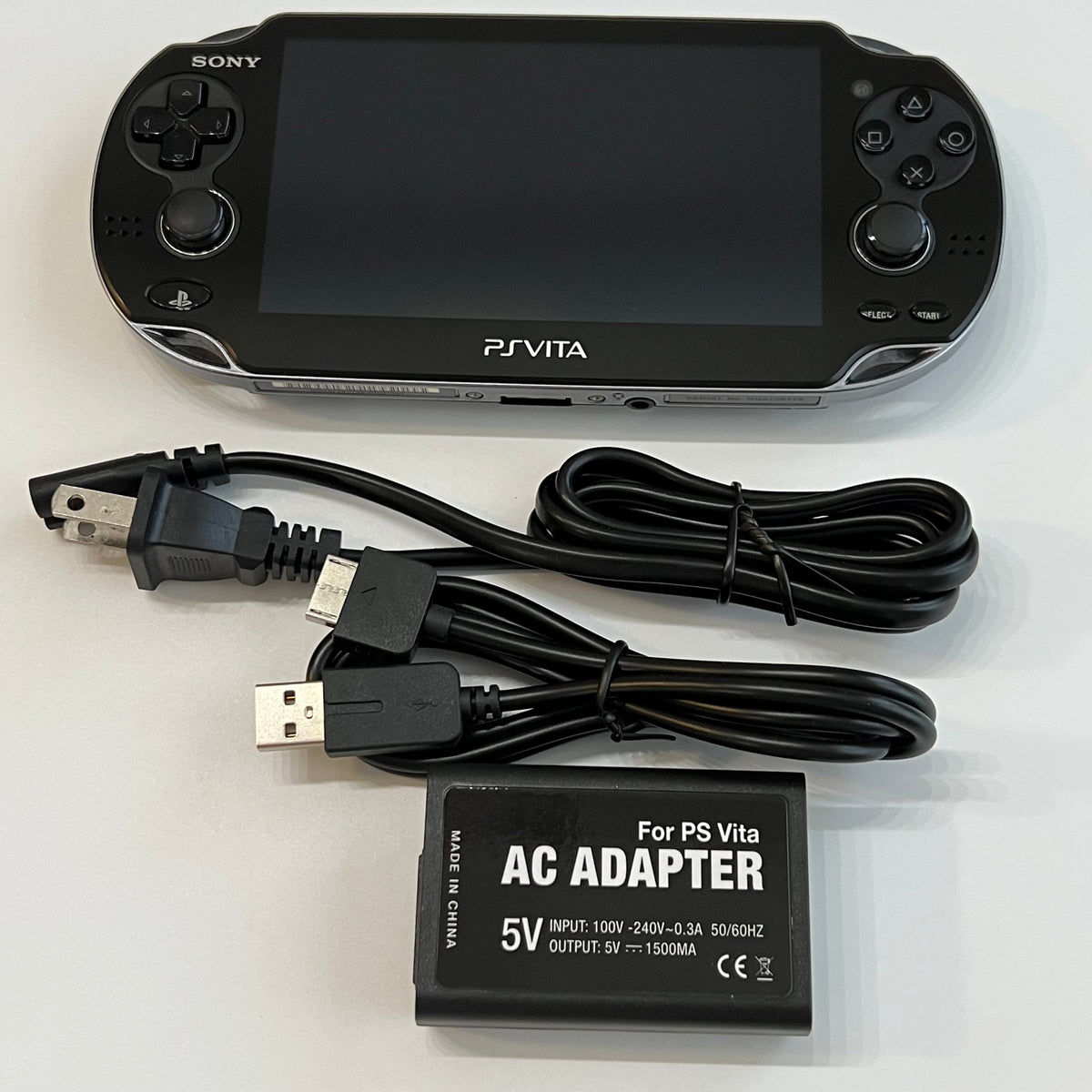 Black Sony PS Vita 1101 System (Vita 1000 series) Excellent Condition