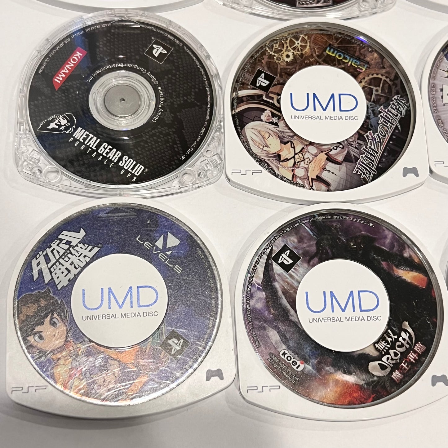 Lot of 9 Games (Sony PSP) Japan Import