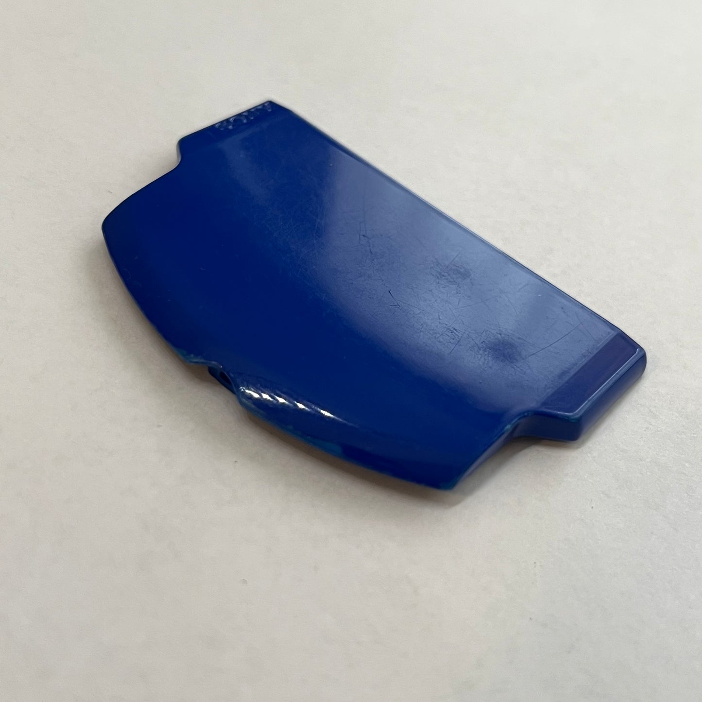 OEM White / Blue Sony PSP 3000 Battery Cover (#5)