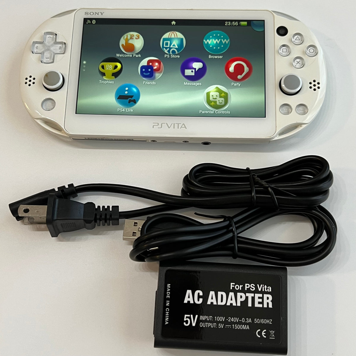White Sony PS Vita 2000 System