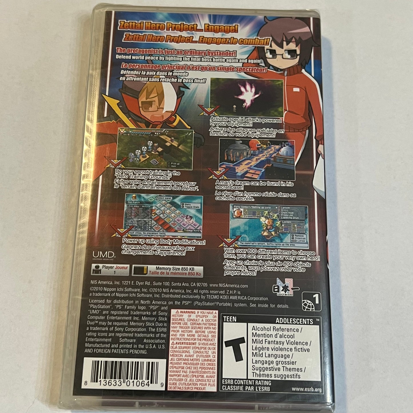 NEW Z.H.P.: Unlosing Ranger vs Darkdeath Evilman (Sony PSP, 2010)