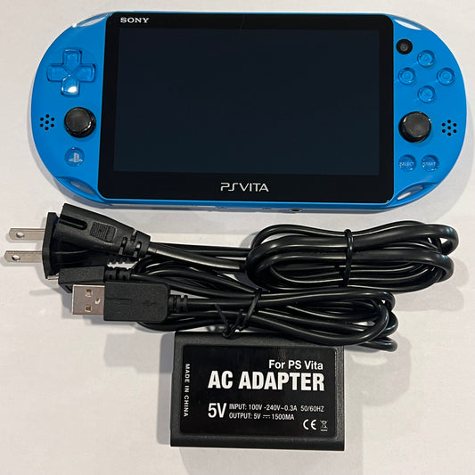 Aqua Blue Sony PS Vita 2000