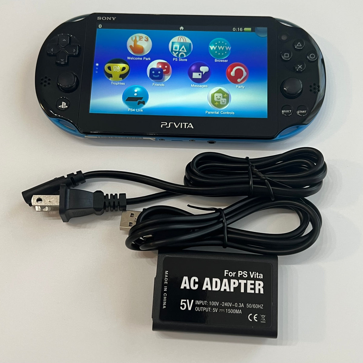 Blue / Black Sony PS Vita 2000 System