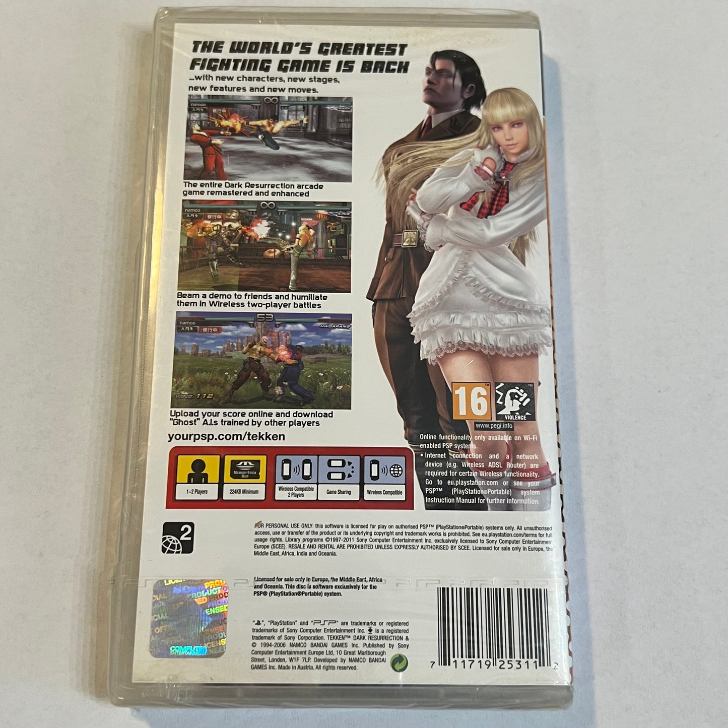 NEW Tekken Dark Resurrection (Sony PSP, 2011)