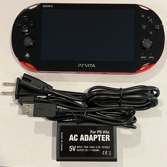 Red / Black Sony PS Vita 2000