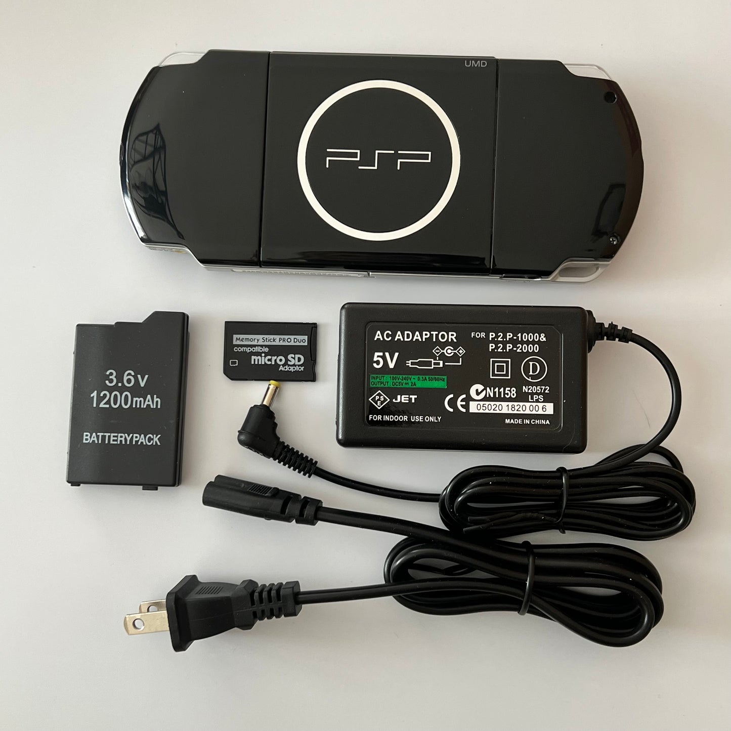 Black Sony PSP 3000 Bundle