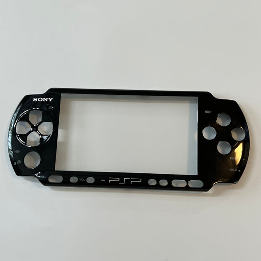 OEM Black Sony PSP 3000 Faceplate w/ Glass Lens