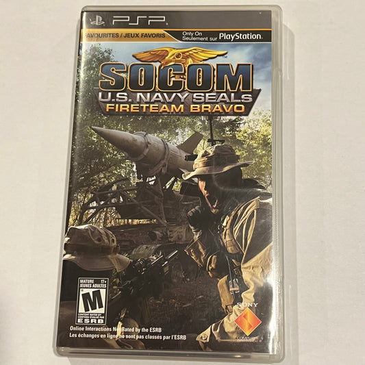 Socom US Navy Seals Fireteam Bravo (Sony PSP, 2005)