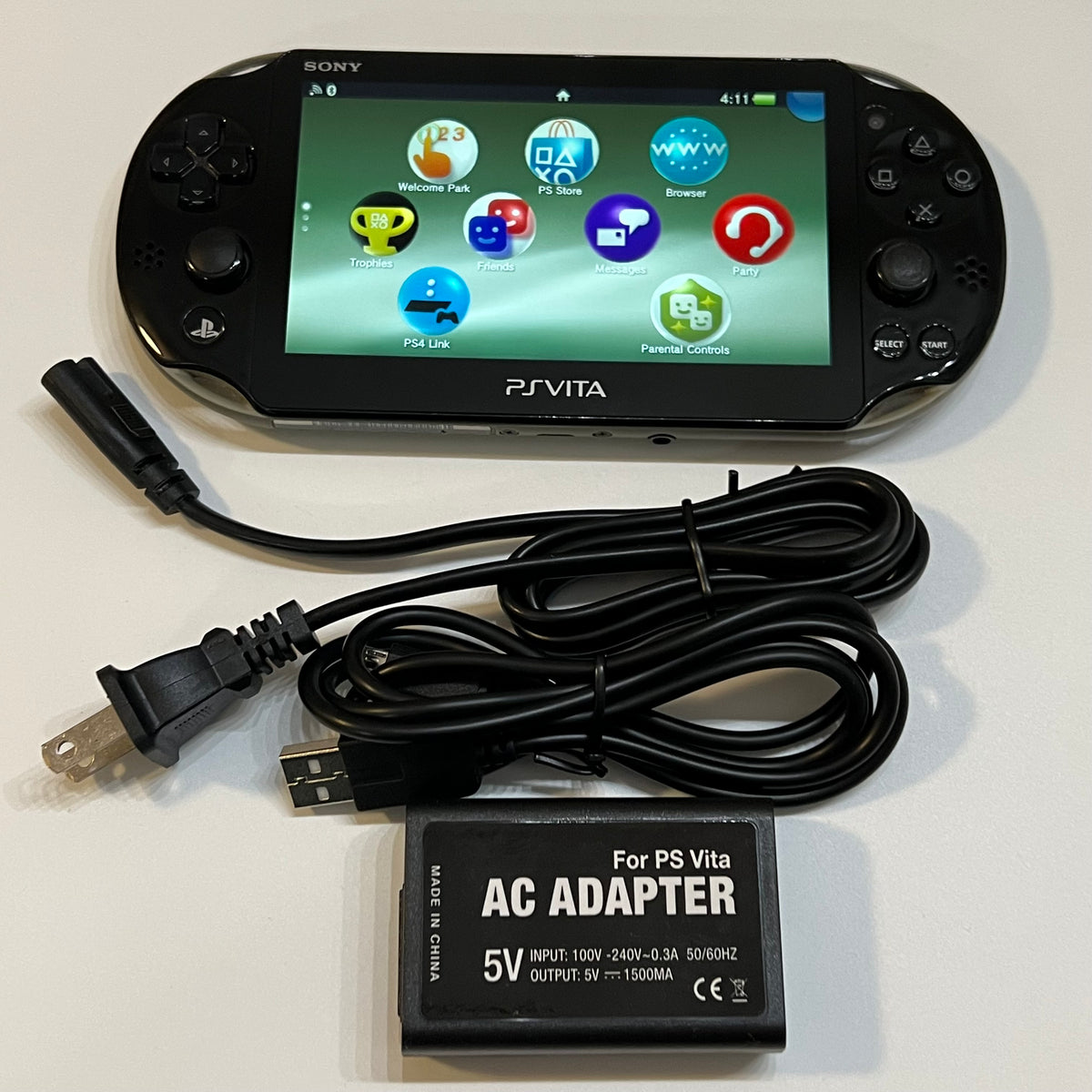 Khaki / Black Sony PS Vita 2000 System