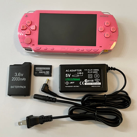 Pink Sony PSP 1000 Bundle