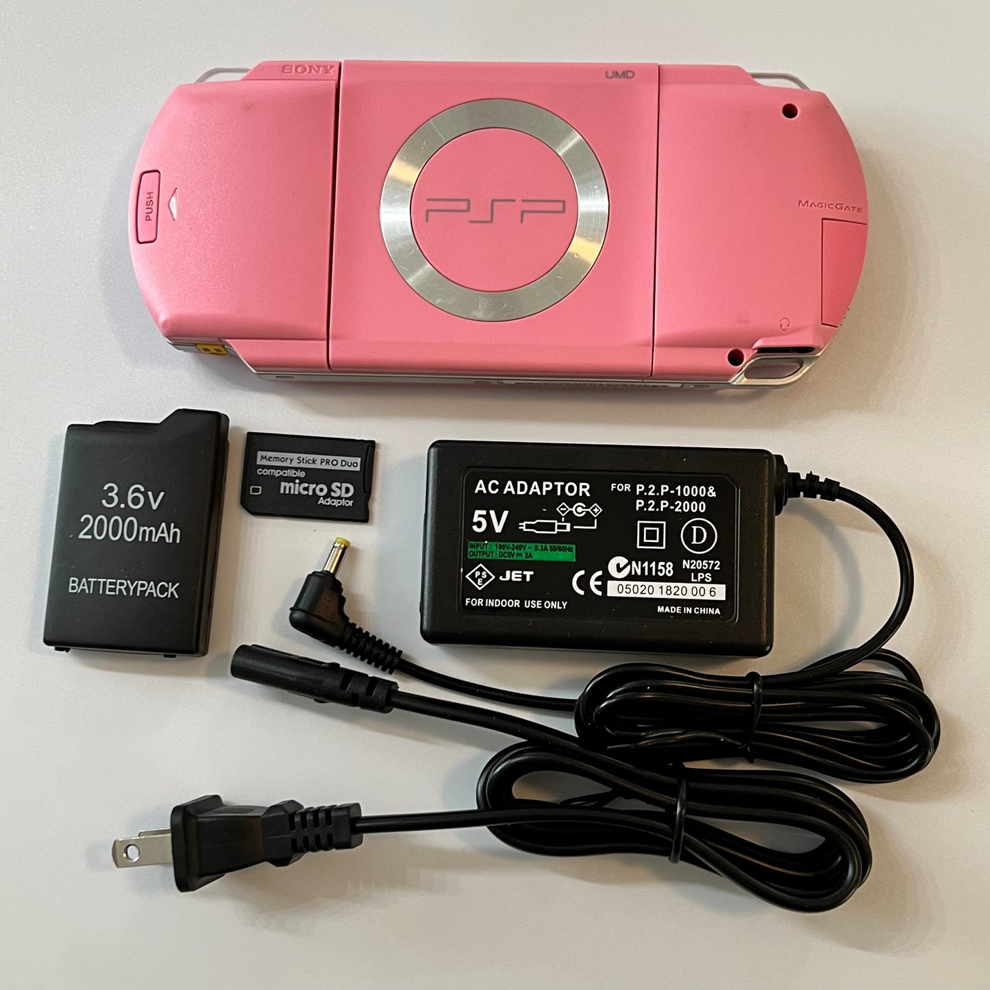 Pink Sony PSP 1000 Bundle