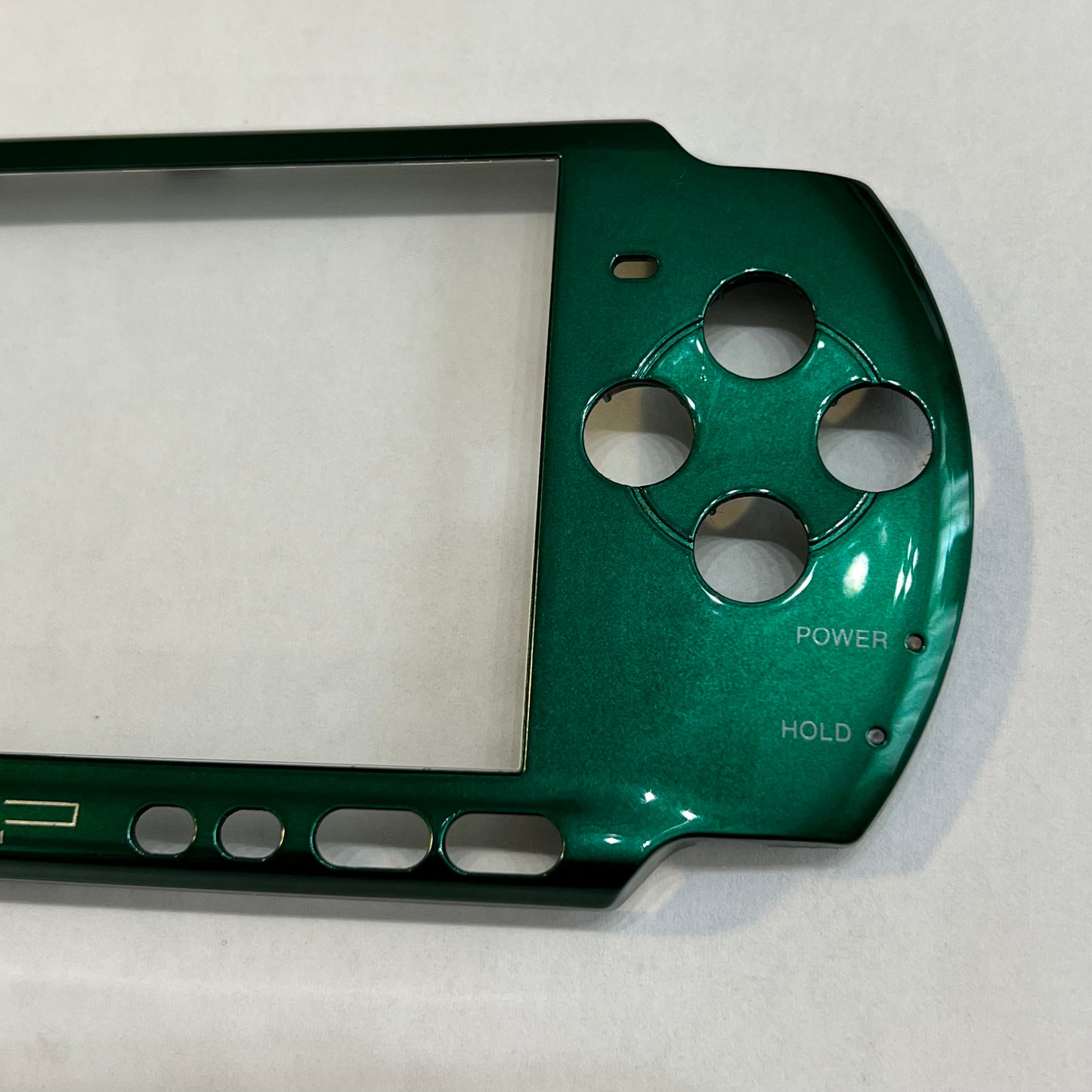 OEM Metallic Green Sony PSP 3000 Faceplate w/ Glass Lens (#2)