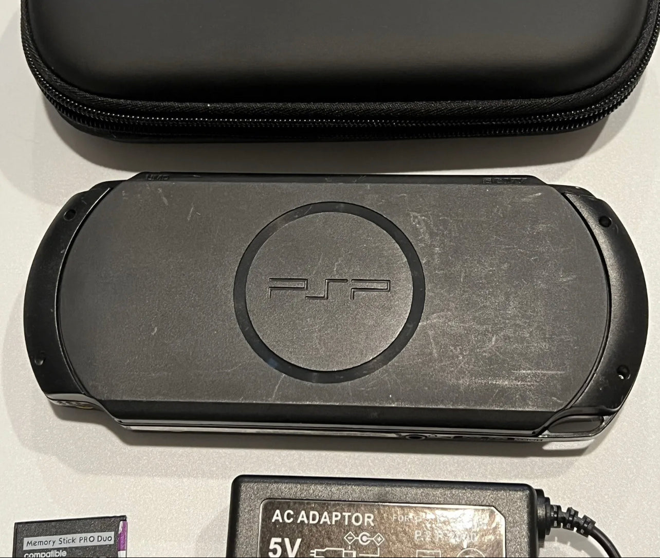 Black Sony PSP Street E1000 System Bundle (GLASS LENS)