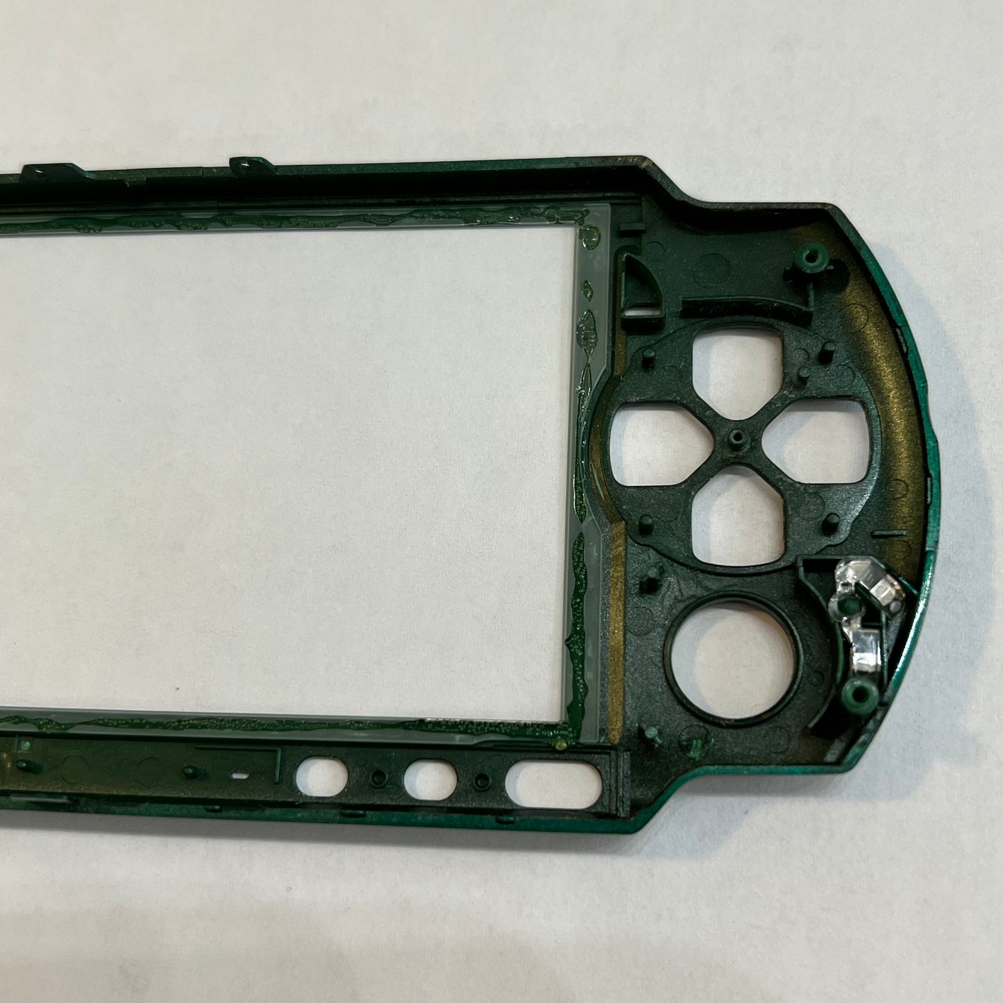 OEM Metallic Green Sony PSP 3000 Faceplate w/ Glass Lens (#2)