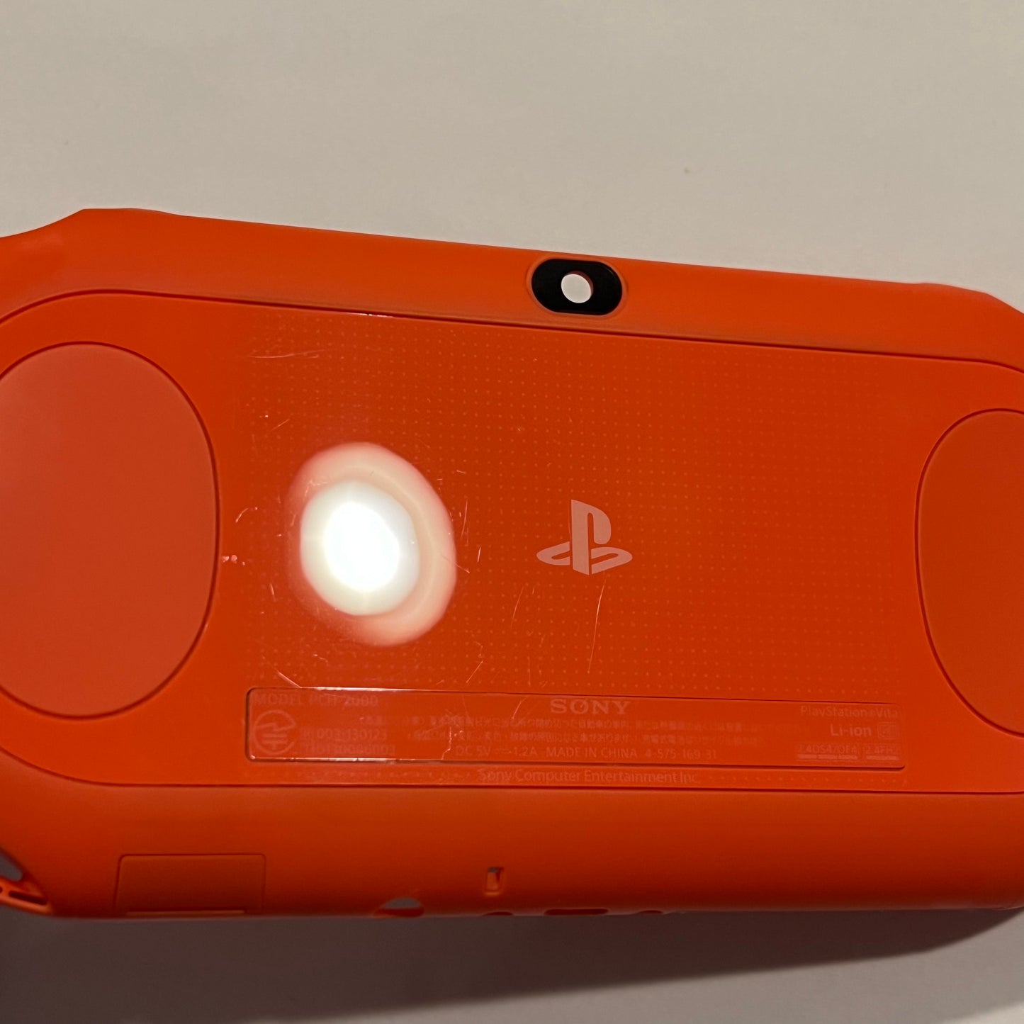 Psp Rear Photos OEM Sony PS Vita 2000 Neon Orange Rear Touchpad Casing – Everything PSP